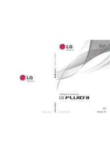 LG Fluid II manual. Smartphone Instructions.